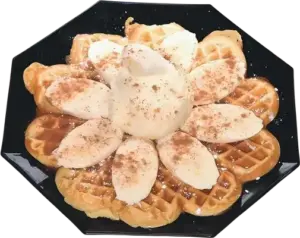 Bananen-Zimt-Waffel