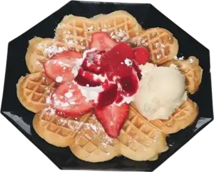 Erdbeer-Waffel