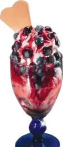 Heidelbeer-Becher
