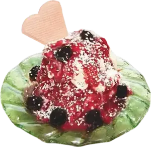 Spaghetti-Eis Amarena