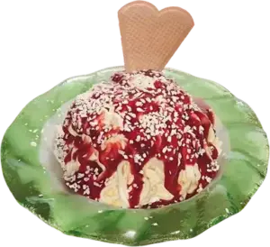 Spaghetti-Eis Joghurt