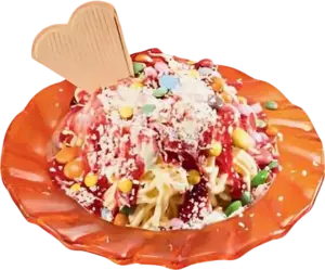 Spaghetti-Eis Smarties